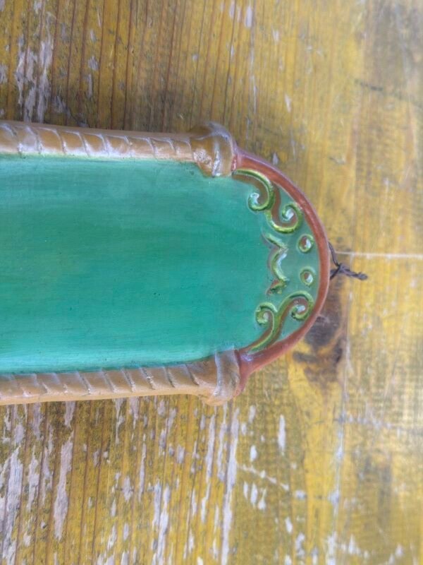 Acquasantiera in Ceramica Beige Verde — foto 3