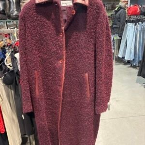 Cappotto Pelliccia/Similpelle Bordeaux Adriana Verri