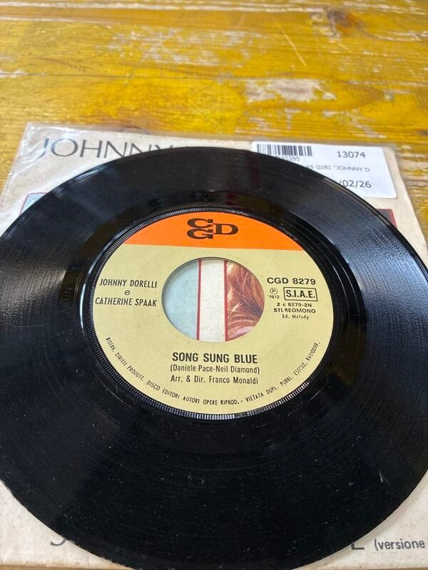 Disco Vinile 45 Giri Johnny Dorelli-Spaak — foto 2
