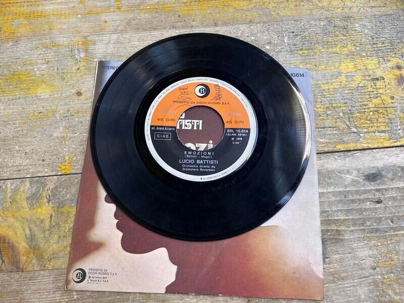 Disco Vinile 45 Giri Lucio Battisti – Emozioni — foto 4