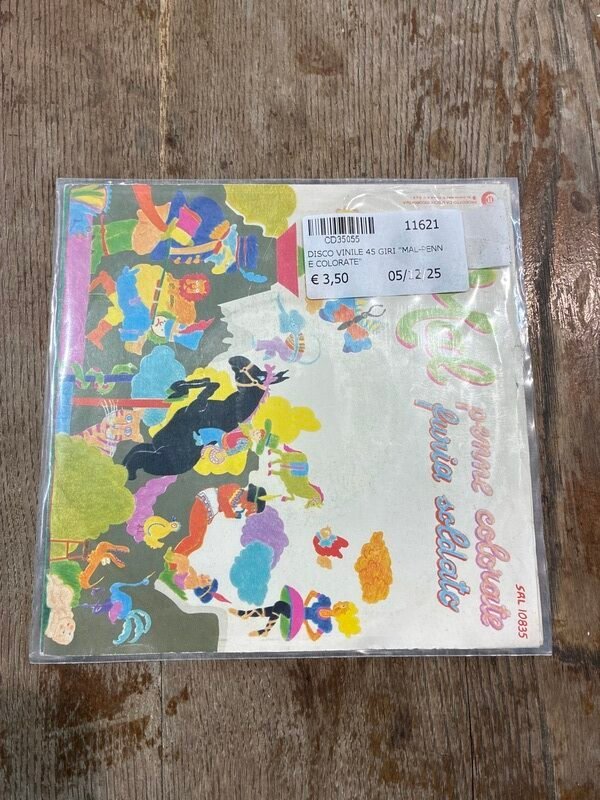Disco Vinile 45 Giri Mal-Penne Colorate