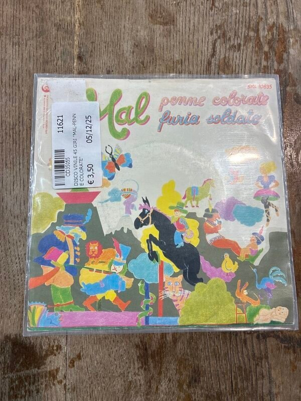Disco Vinile 45 Giri Mal-Penne Colorate — foto 2