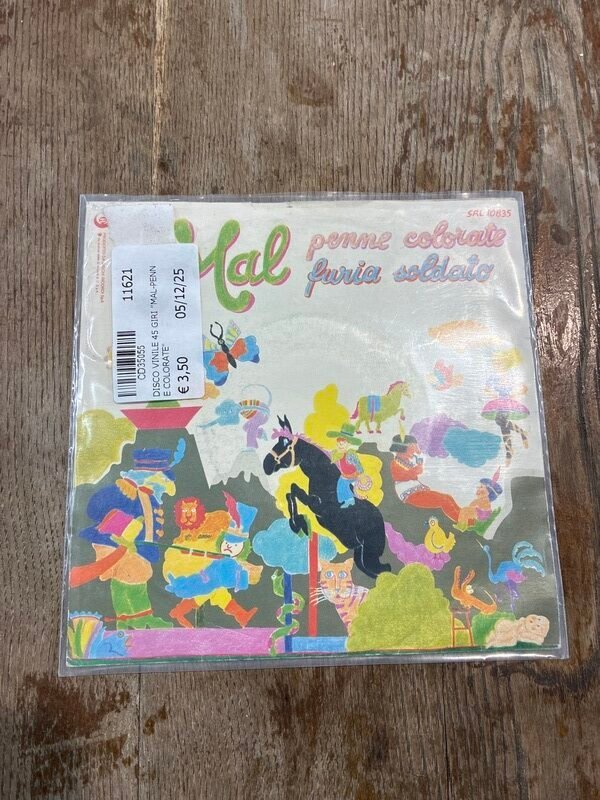 Disco Vinile 45 Giri Mal-Penne Colorate — foto 3