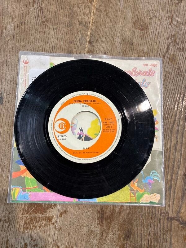 Disco Vinile 45 Giri Mal-Penne Colorate — foto 4