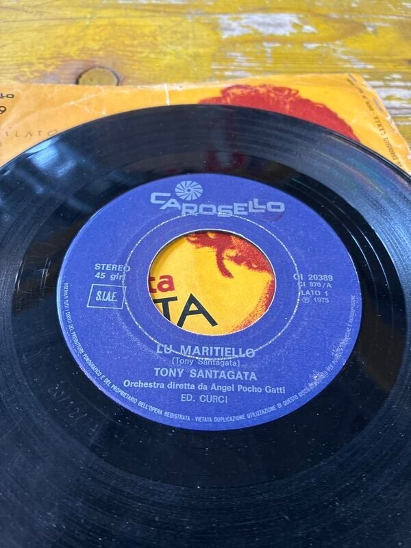 Disco Vinile 45 Giri Tony Santagata – Maritiello — foto 4