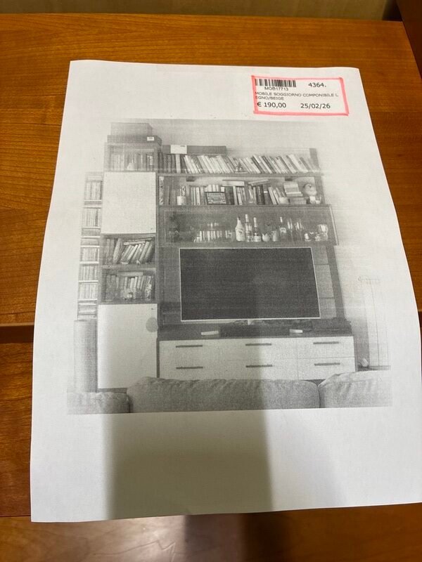 Mobile Soggiorno Componibile in Legno Beige — foto 4
