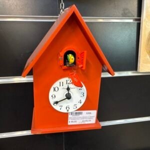 Orologio a Cucu/Pendolo Arancio Diamantini