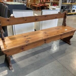 Panca in Legno di Pino Scuro