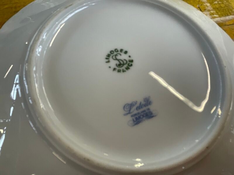 Piattino in Porcellana Cigni Limoges — foto 2
