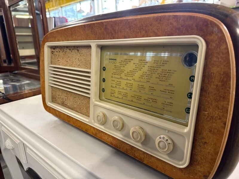 Radio Vintage in Legno Chiaro Siemens Mod. 6033 — foto 3