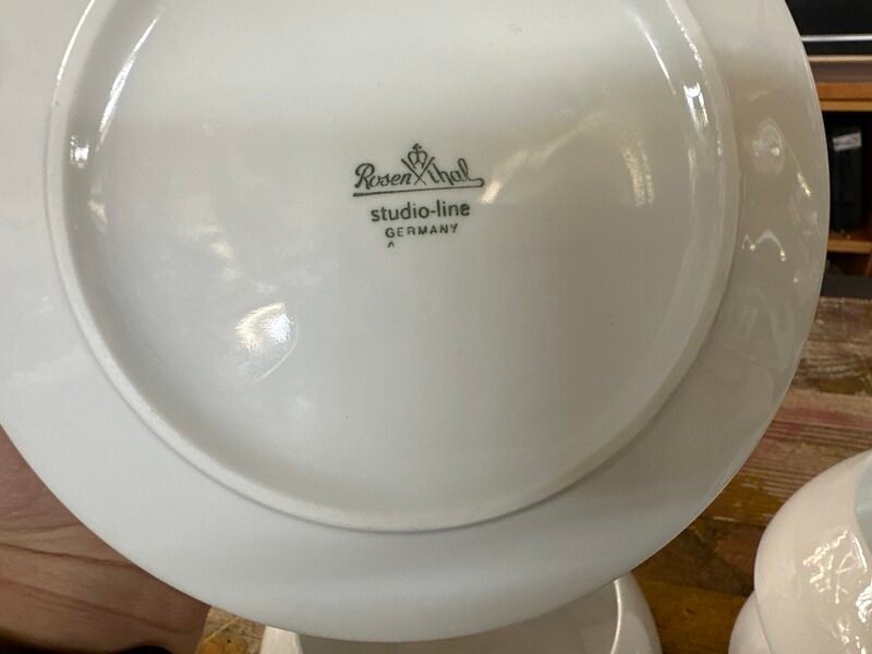 Rosenthal Studio Line Set di 7 Ciotole in Ceramica Bianca Svasate — foto 4