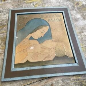 Stampa Madonna con Bambino Crocerossa 1937