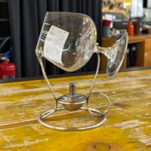 BICCHIERE WHISKEY CON SUPPORTO PER SCALDARE