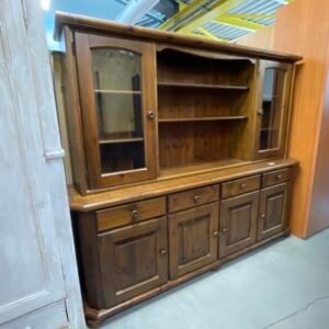 CREDENZA PINO SCURO 4 ANTE