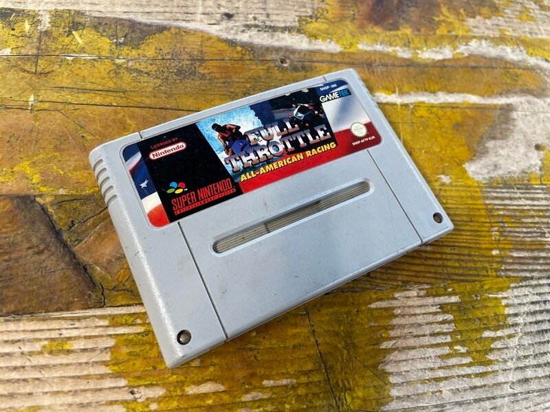 GIOCO SUPER NINTENDO "FULL THROTTLE"