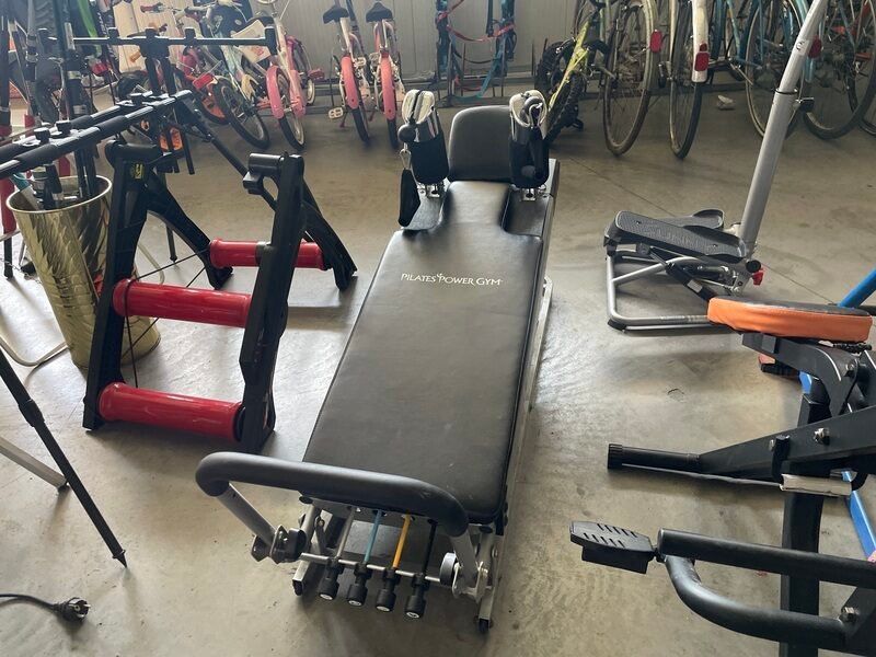 PANCA PILATES NERA "POWER GYM" + ACCESSORI - immagine 2