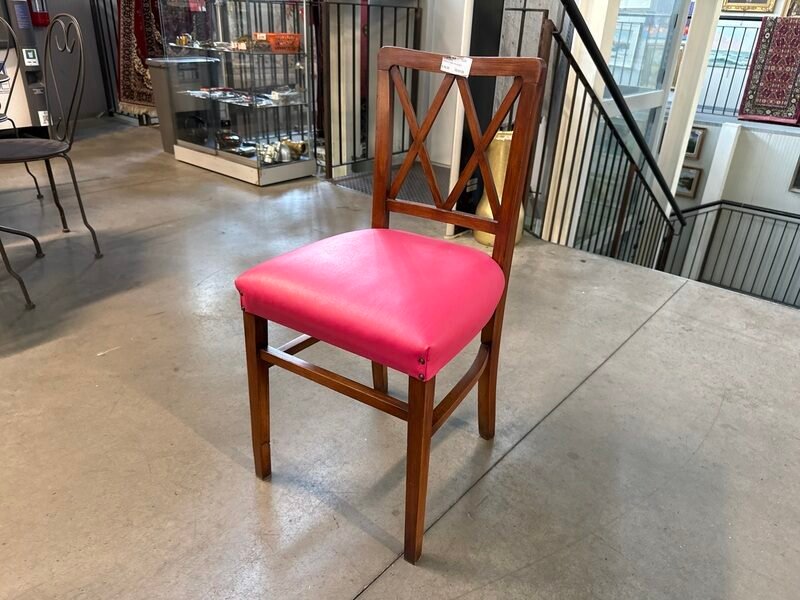SEDIA A X SEDUTA FUCSIA