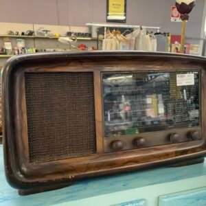 VECCHIA RADIO IN LEGNO SCURO "KENNEDY K 376"