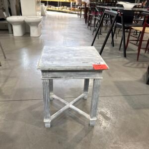 Tavolino Quadrato Legno Grigio