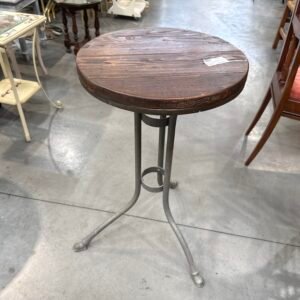 Tavolino Alto Legno Metallo