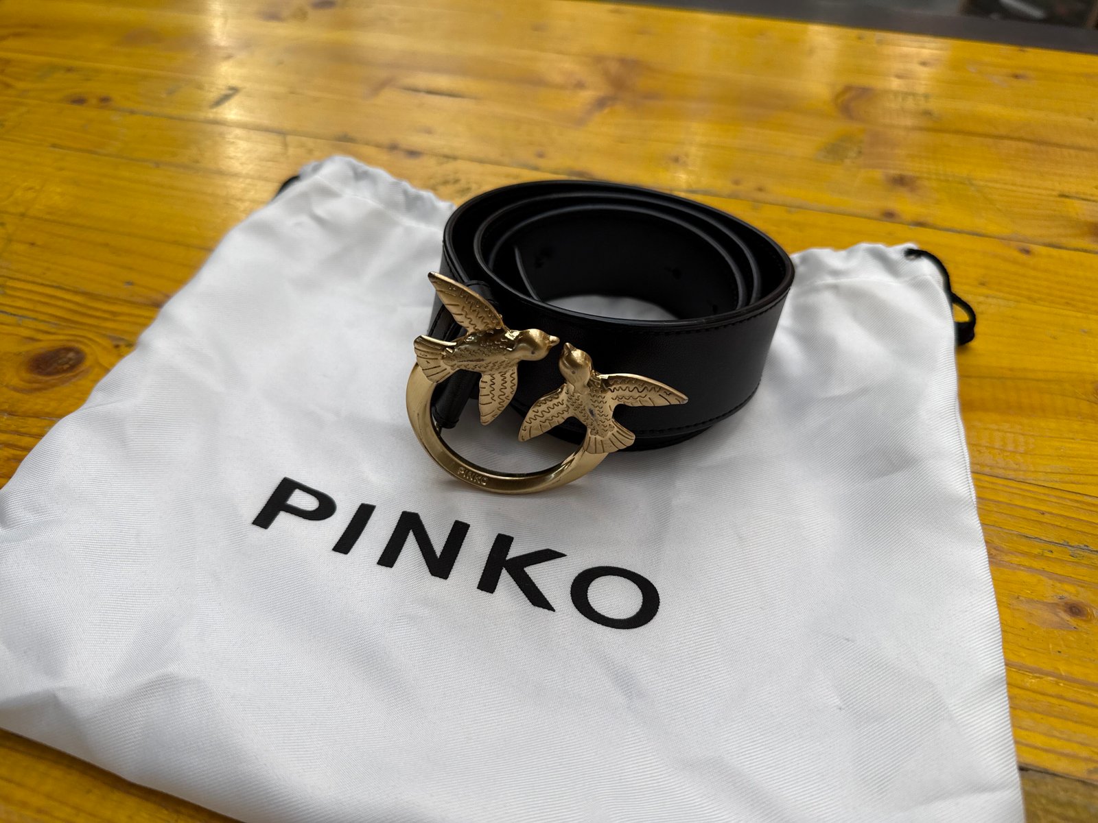 Cintura Pelle Nera Pinko