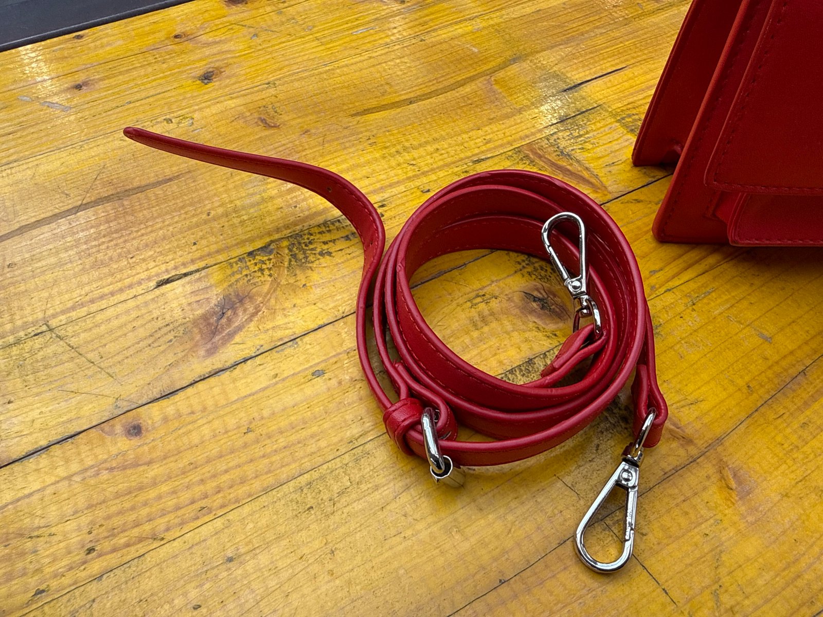 Borsetta Mignon in Pelle Rossa con Custodia Gaelle Paris - immagine 2