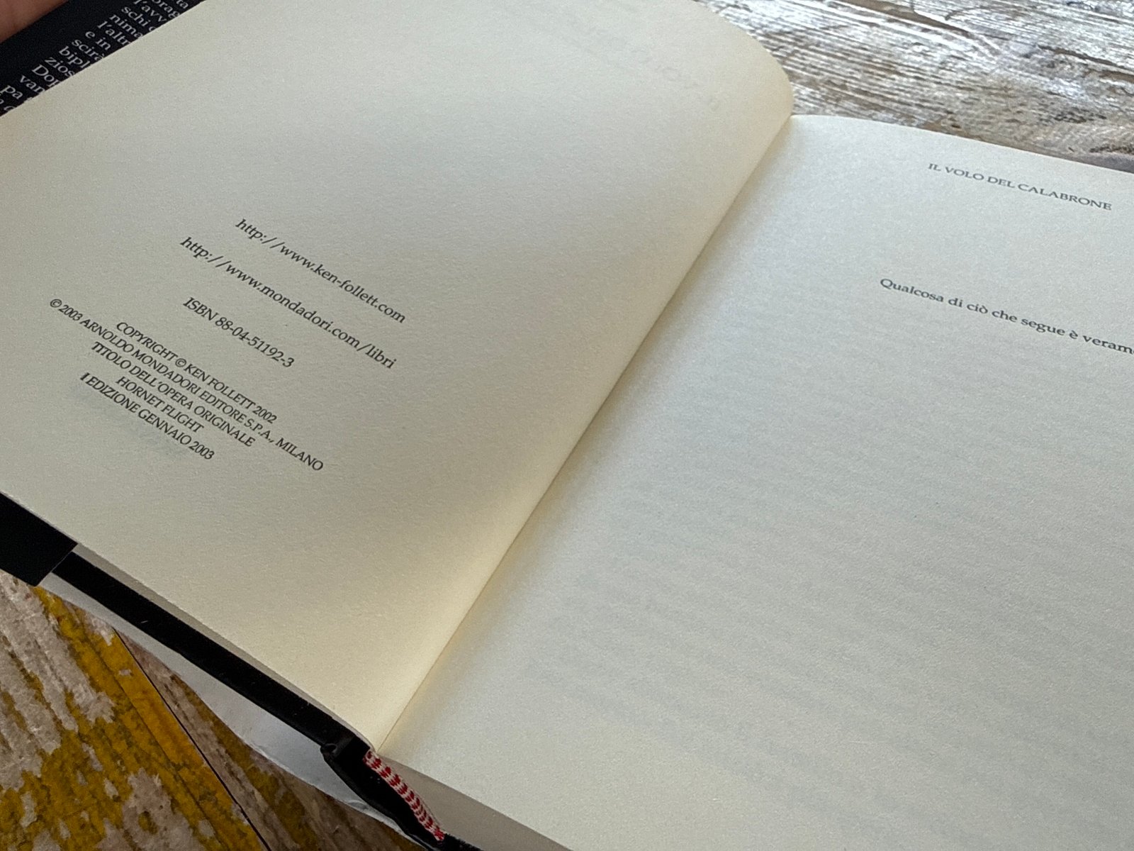 Il Volo del Calabrone - Ken Follett - immagine 2