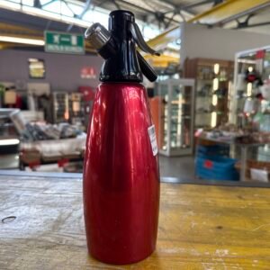 Sifone per Seltz in Metallo Rosso