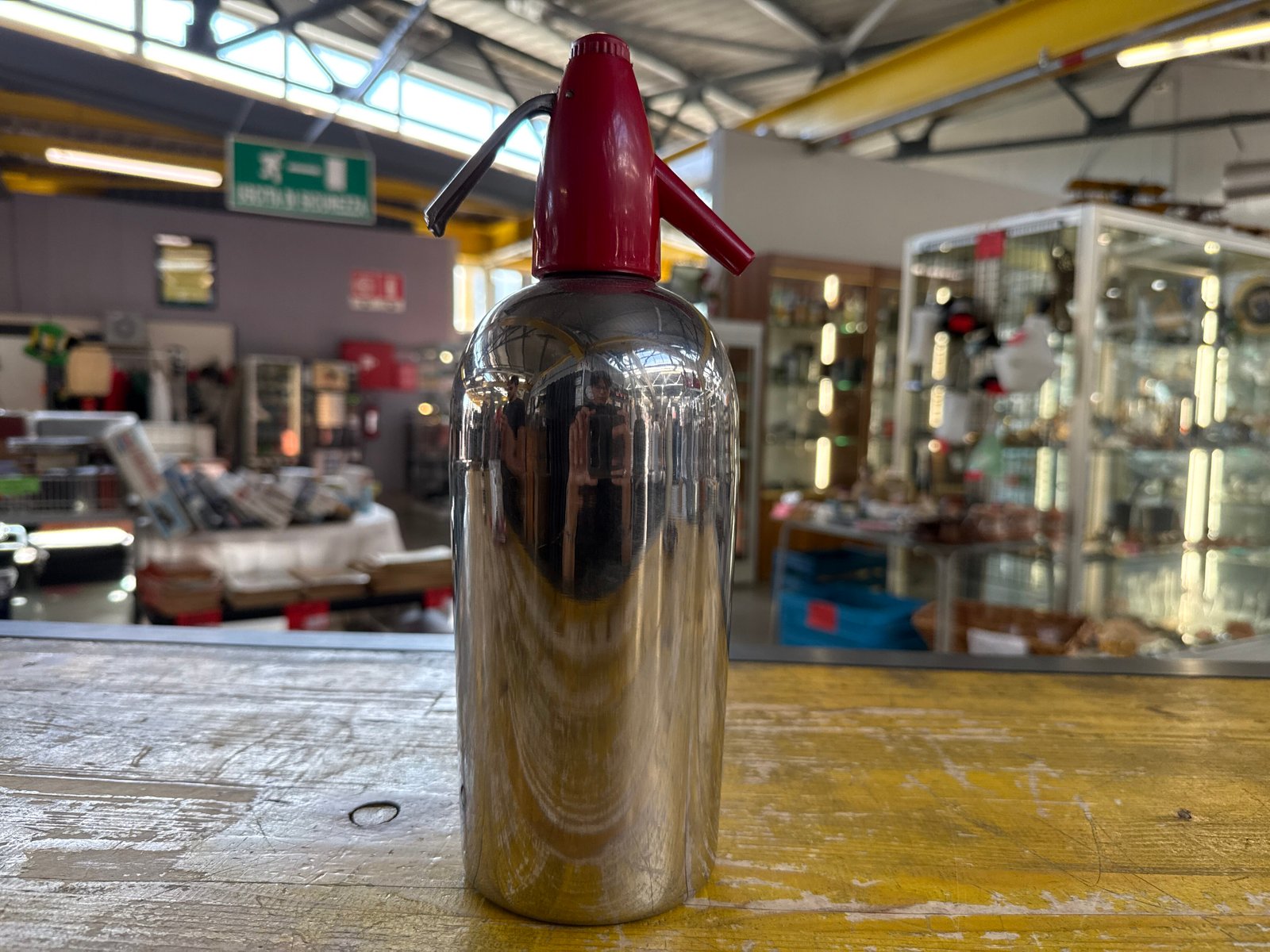 Sifone per Seltz Vintage Metallo King Syphon