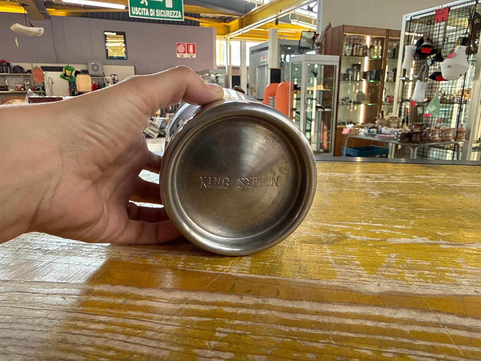 Sifone per Seltz Vintage Metallo King Syphon - immagine 3