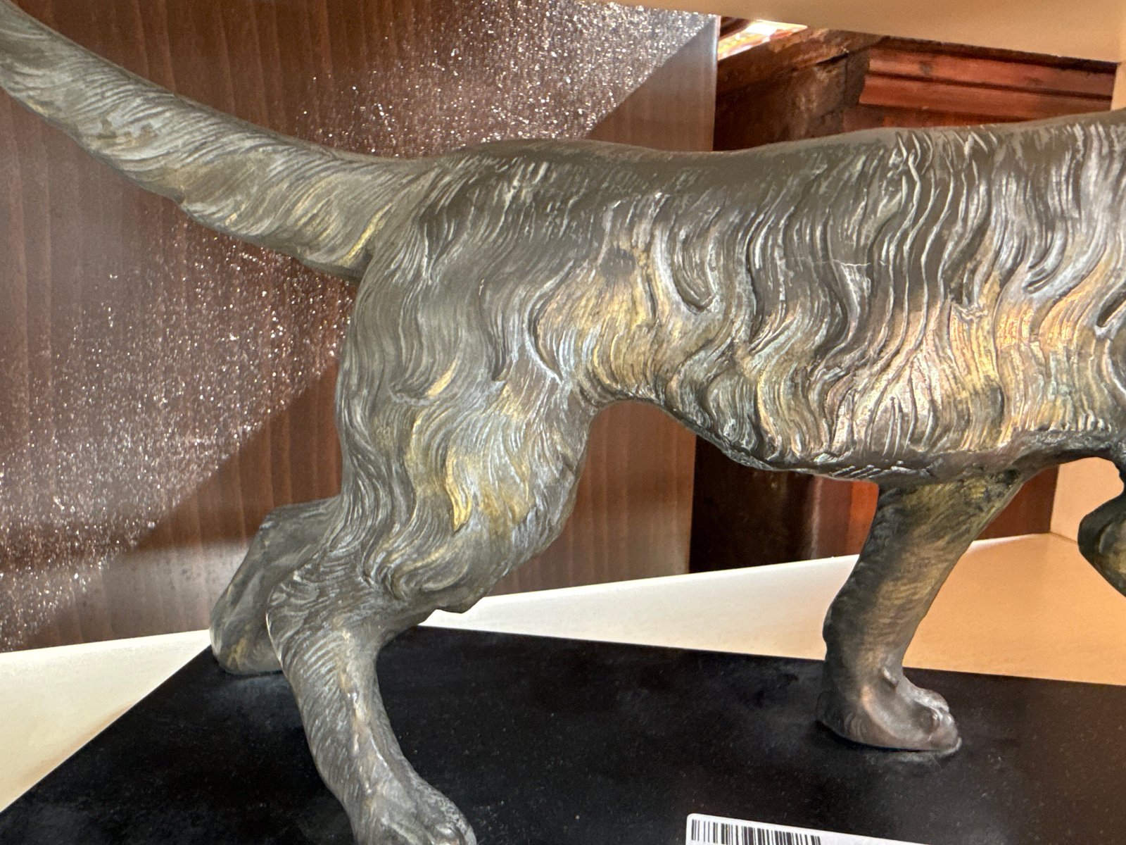 Scultura Cane da Caccia Metallo - immagine 2