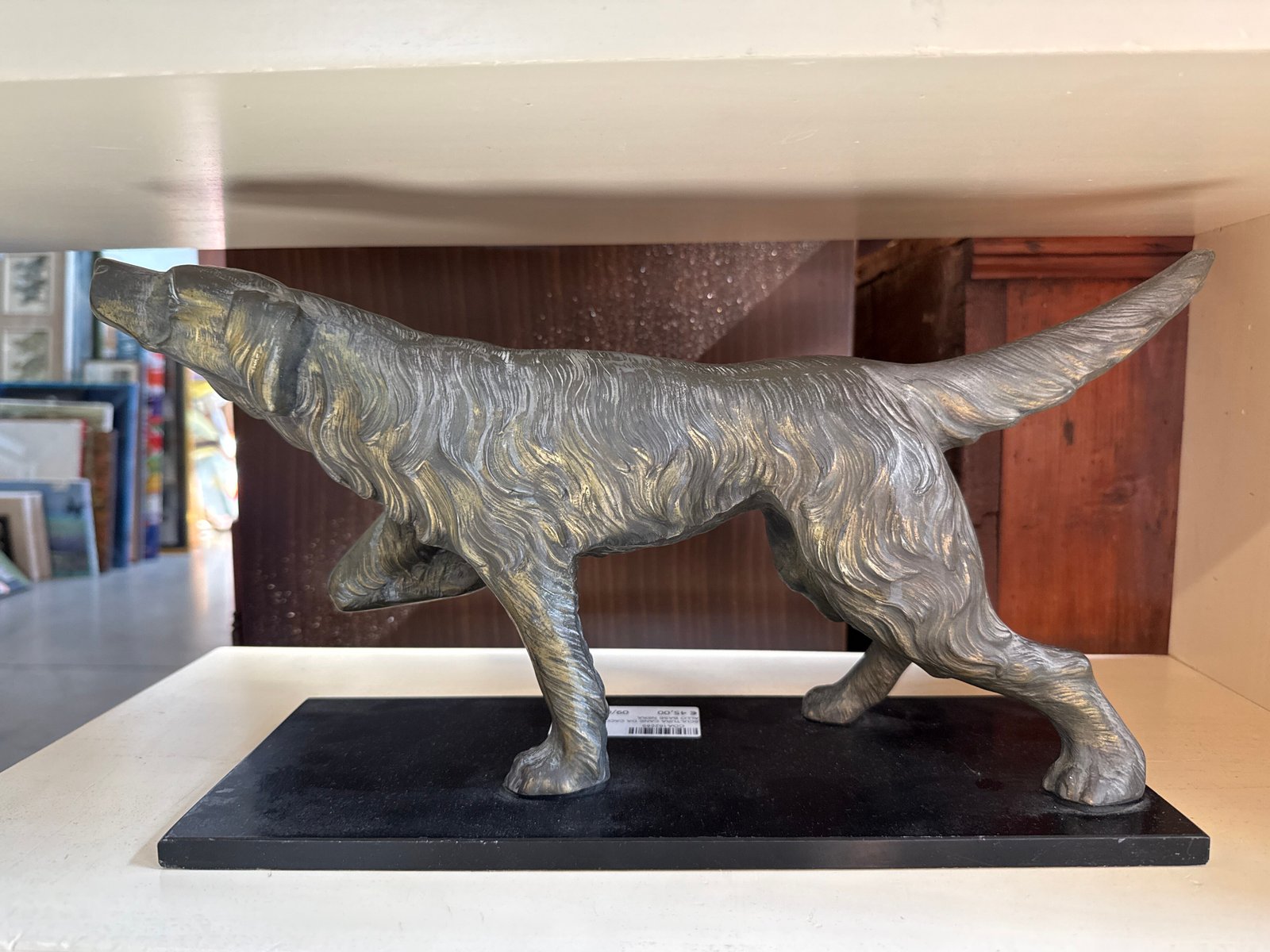 Scultura Cane da Caccia Metallo - immagine 3