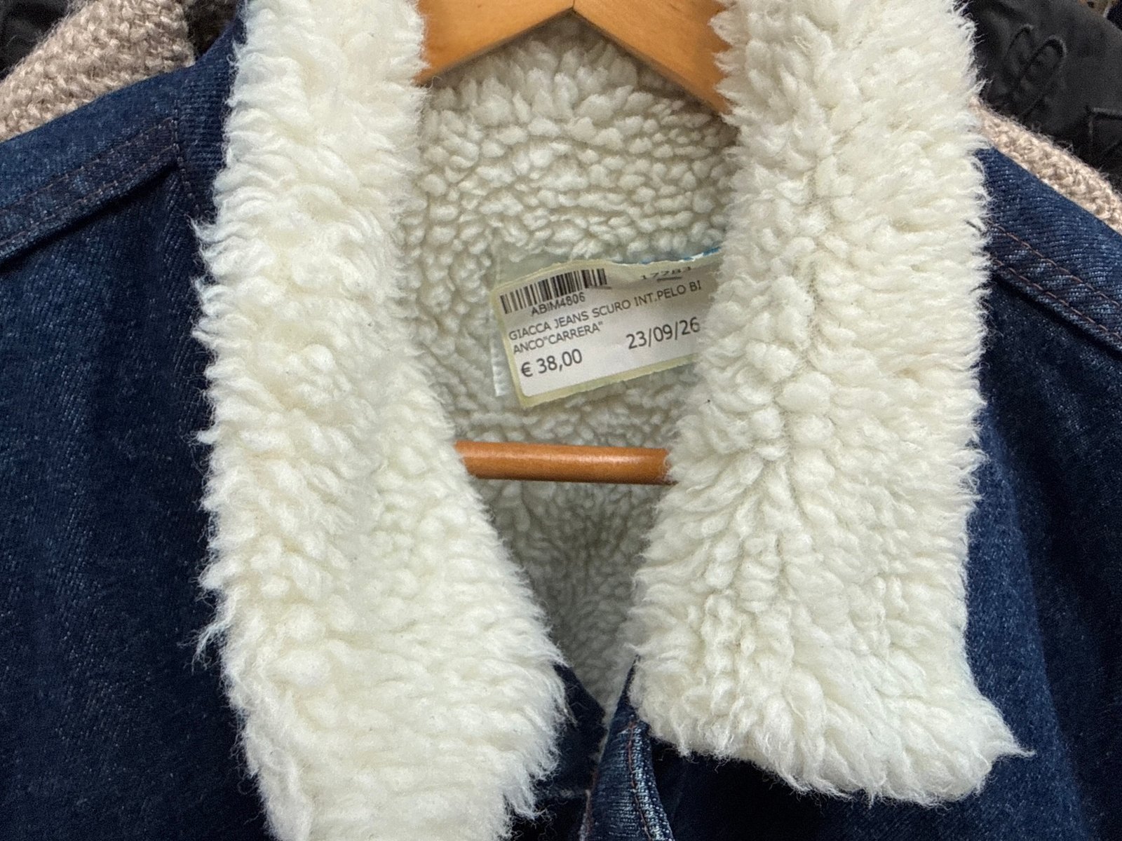 Giacca Jeans Scuro Interno Pelo Carrera - immagine 3