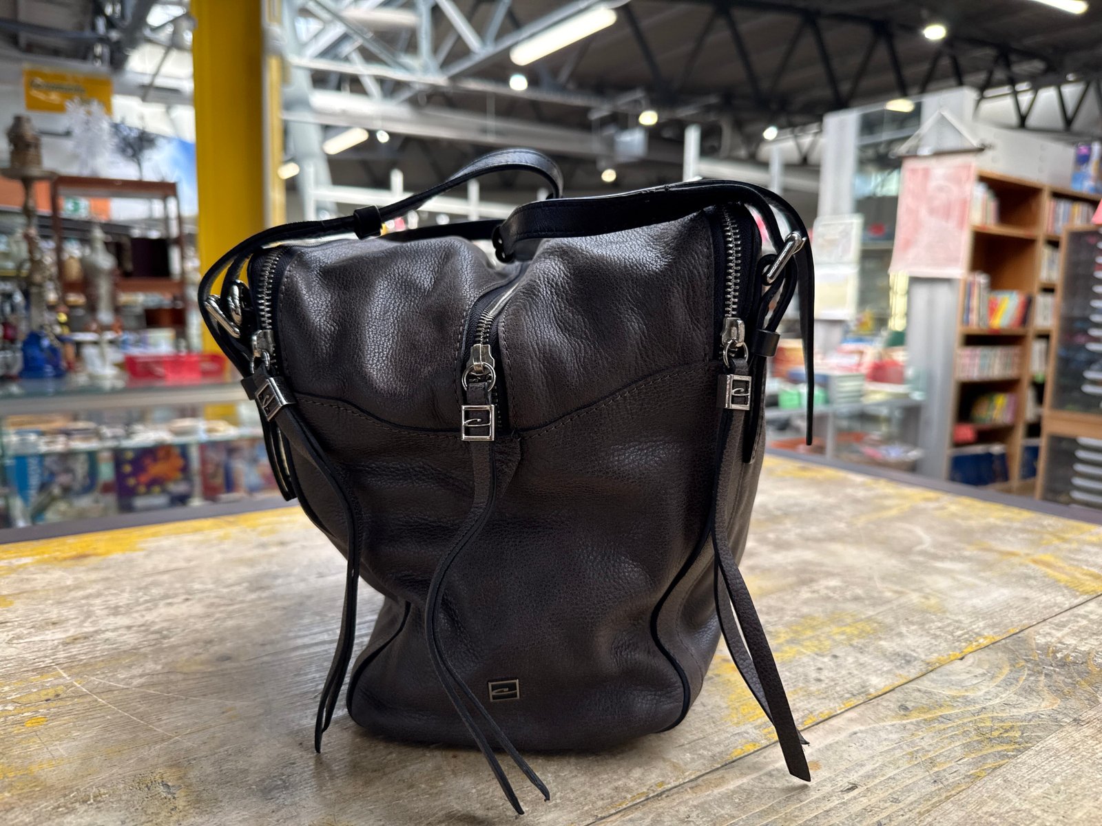 Borsa Pelle Marrone Gianni Chiarini - immagine 2