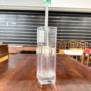 Vaso a Coste in Mezzo Cristallo