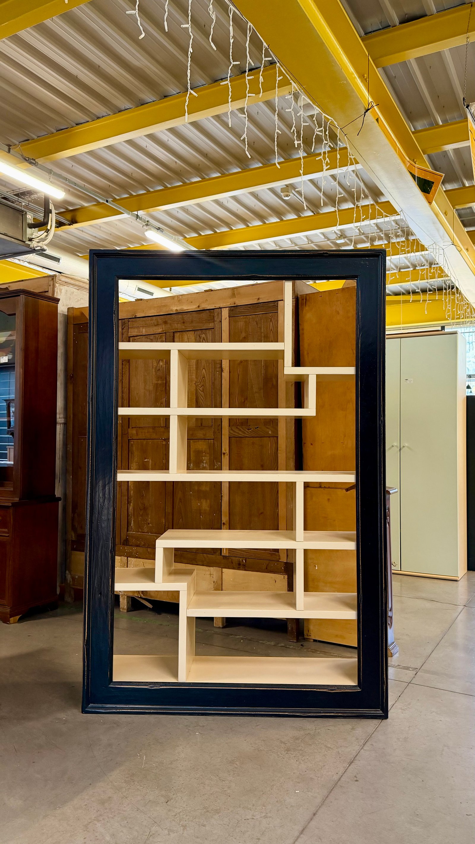Libreria Marchetti Vanalite in Legno Bianco e Nero - immagine 2