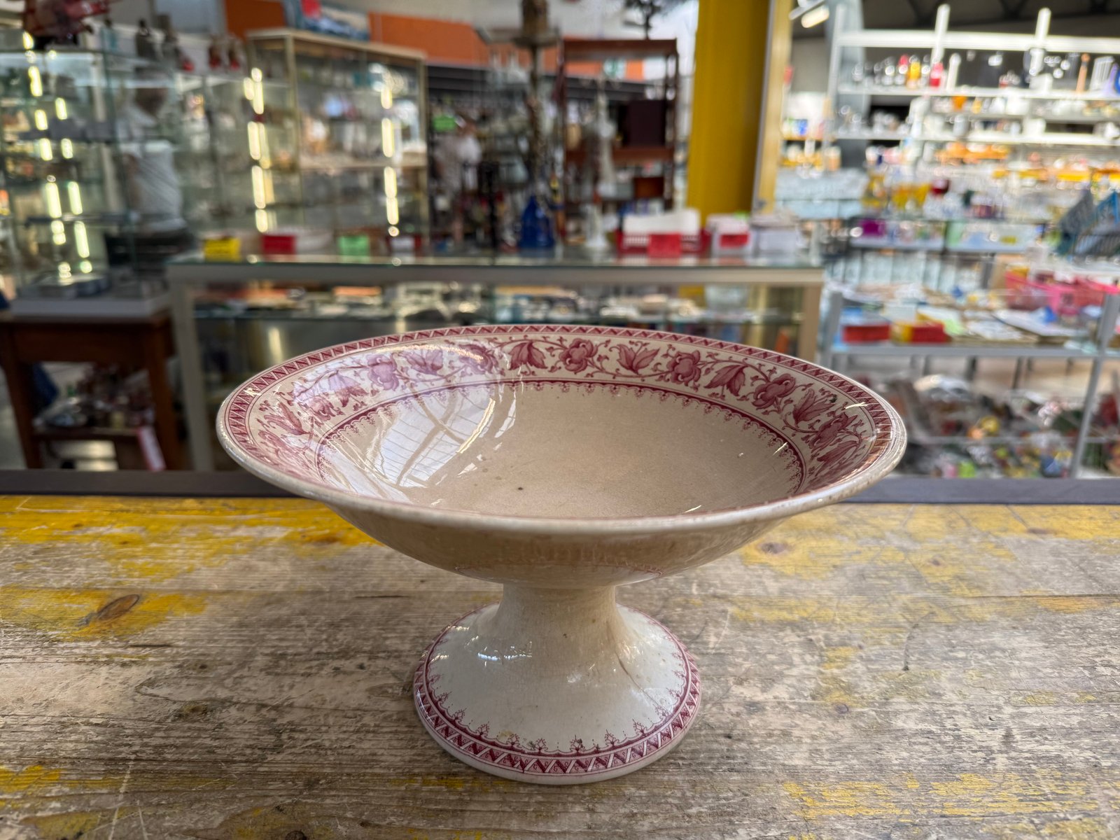 Alzatina Ceramica Beige Bordeaux Sarreguemines