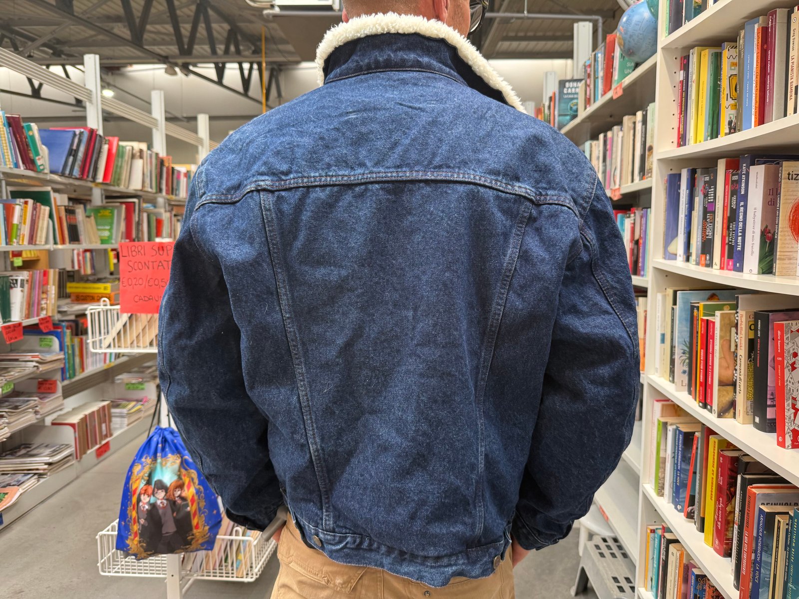 Giacca Jeans Scuro Interno Pelo Carrera - immagine 2