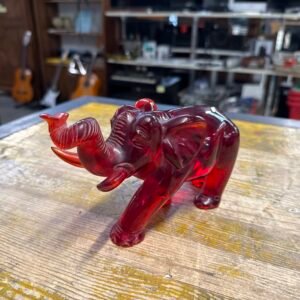 Scultura Elefante Rosso Plexiglass