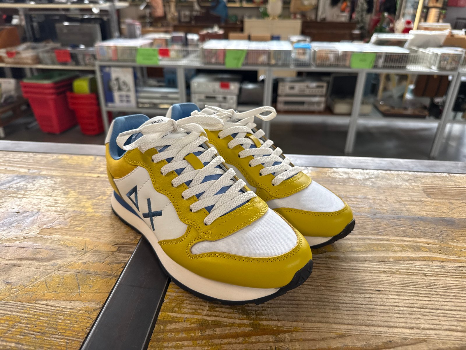 Scarpe Gialle Azzurre Sun 68